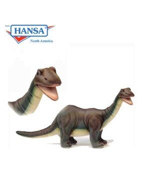 New w/ Tag Hansa Plush Brontosaurus Stuffed Animal 17.5"L (6134)